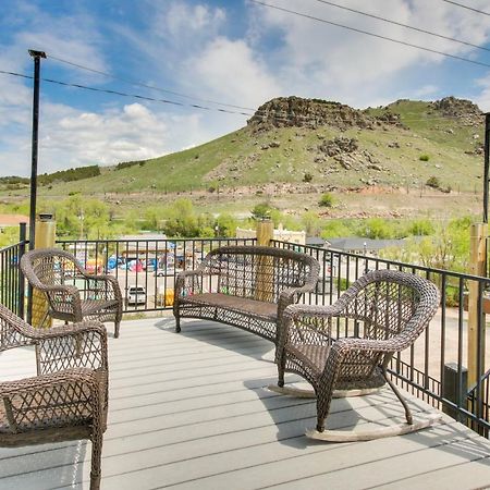 Central Lava Hot Springs Studio With Deck And Views! Dış mekan fotoğraf